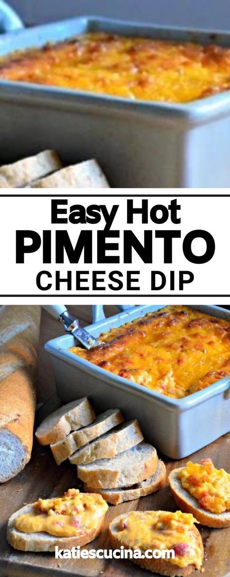 Easy & Hot Pimento Cheese Dip. If you want to just spice up a storebought container of pimento cheese, that is simple to do as well. If you don’t want to make your own pimento cheese you can easily add some additional ingredients to your store bought pimento cheese. Add additional shredded cheddar, diced bacon or even some Louisiana style hot sauce. Pimento cheese is a spread or relish made with cheese, mayonnaise and pimentos. It is so versatile and this pimento cheese dip is just so easy. Pepper Jack Pimento Cheese, Joanna Gaines Pimento Cheese Recipe, Baked Pimento Cheese Dip, Nye Apps, Hot Pimento Cheese Dip, Pimento Cheese Recipe Easy, Cheese Dip Crock Pot, Cheese Spread Recipes, Pimento Cheese Dip