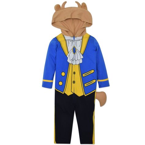 Disney Beauty and the Beast Baby Boys Coverall Tail with Hair 12-18 Months - Walmart.com Disney Prince Costume, Best Disney Costumes, Beast Boy Costume, Disney Beast, Up Cosplay, Disney Princess Toddler, Hair Tail, Disney Princess Babies, Beast Costume