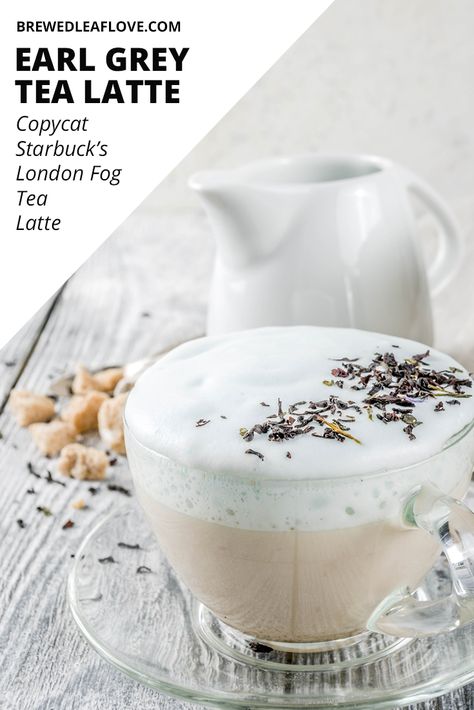 Starbucks London, London Fog Tea Latte, London Fog Tea, Tea Latte Recipe, Protein Smoothies, Coffee Aroma, Healthy Version, Latte Recipe, Tea Latte