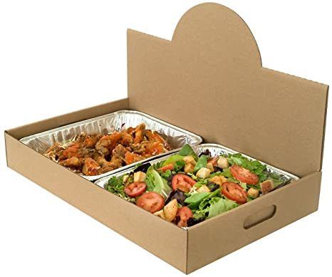 Every restaurant has versatile and customized wholesale food boxes. No doubt that these food boxes are very handy and have made our lives easier. Catering Box, Food Delivery Packaging, Brunch Catering, Pasta Box, Takeaway Packaging, Food Set Up, Catering Trays, Food Box Packaging, Food Boxes