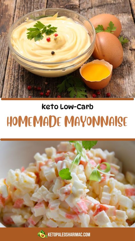 Whip up a batch of homemade Keto Mayonnaise in minutes! Creamy, rich, and perfect for your low-carb lifestyle. Say goodbye to store-bought versions filled with hidden sugars and hello to pure flavor. 🥚🥑 Try it out now and elevate your keto meals to the next level! #KetoRecipes #HomemadeMayo #LowCarbLiving #HealthyEating 🥄🥑 Ready to upgrade your condiments? Learn how to make your own keto-friendly mayo with this easy recipe! Click here to get started. 🥄👉 Keto Mayonnaise Recipe, Keto Mayonnaise, Keto Mayo, Gluten Free High Protein, Mayo Recipe, Non Alcoholic Wine, Homemade Mayo, Mayonnaise Recipe, Homemade Mayonnaise