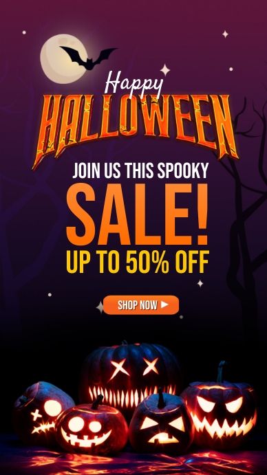 Halloween Promotion Design, 15% Discount Poster, Halloween Ads Design, Halloween Ads, Halloween Promotion, Halloween Promotions, Promo Flyer, Halloween Social, Halloween Discount