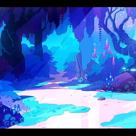 Steven Universe Background, Pink Diamond Steven Universe, Environment Props, Arte 8 Bits, Fantasy Background, Forest Background, Landscape Concept, Iphone Wallpaper Themes, Cartoon Background