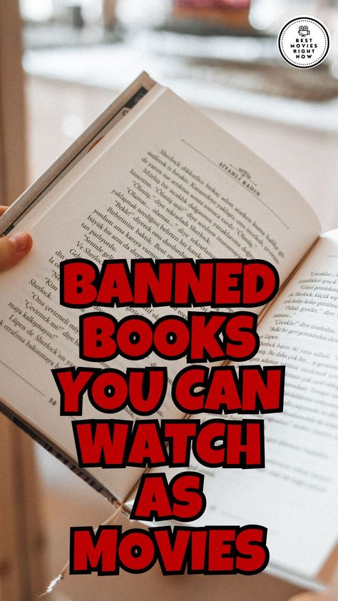 Banned Books You Can Watch as Movies Books Turned Into Movies, Homeschool High School, Worst Movies, Best Novels, Banned Books, Psychology, Writing, Books