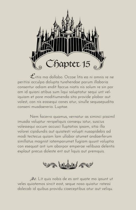 Chapter Title Ideas Design, Vintage Book Layout, Document Header Design, Chapter Header Design, Book Chapter Design, Chapter Title Ideas, Vintage Header, Chapter Illustrations, Typography Book Layout