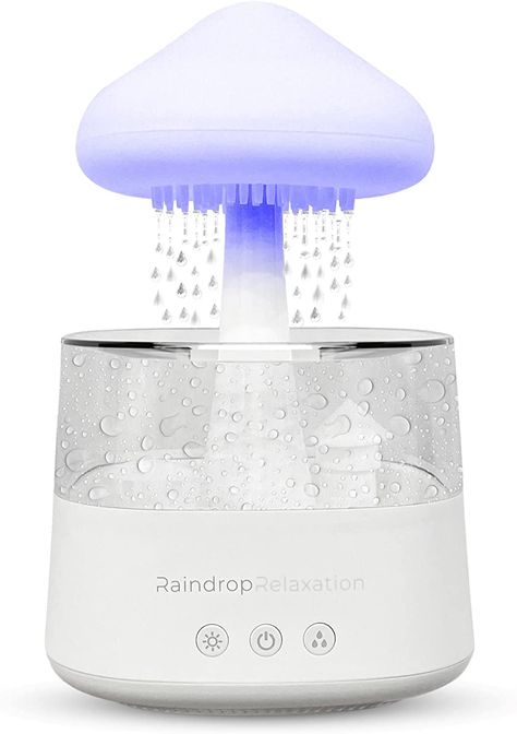 Rain Humidifier, Calming Rain, Help Sleeping, Light Waterfall, Bath Decoration, Home Aroma, Cloud Night Light, Rain Sounds, Bedroom Night Light