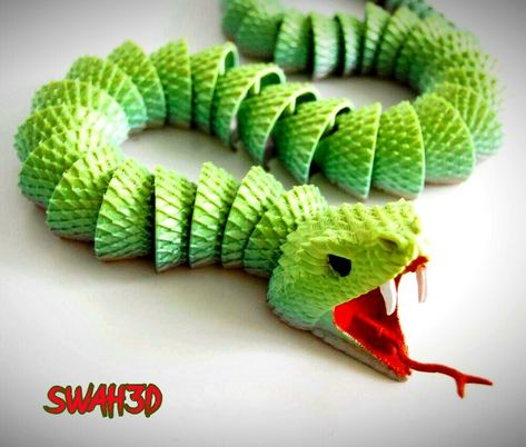 Cardboard Snake, Snake Craft, 3d Snake, Snake Crafts, Baby Snakes, Paper Mache Projects, Dragon 3d, 3d Printing Diy, Boss Wallpaper