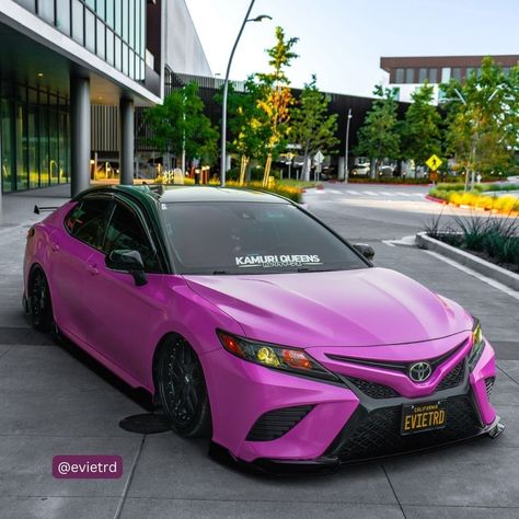 With a ride this sharp, the streets WILL see you coming! The Toyota Camry in electrifying pink is not just a car; it’s a showstopper. 🚗💥   Imagine cruising through the city, turning heads and leaving a trail of admirers wherever you go. The Camry isn't just about driving; it's about making an unforgettable impression.   Major thanks to @evietrd for this breathtaking content! 📸😍👌🏼  #SouthCoastToyota #SCToyota #Toyota #letsgoplaces #toyotacamry #toyotacamrytrd  #gen8camry Camry Toyota, Pink Cars, Dream Vehicles, Pink Car, Toyota Camry, A Car, The Streets, Jdm, See You