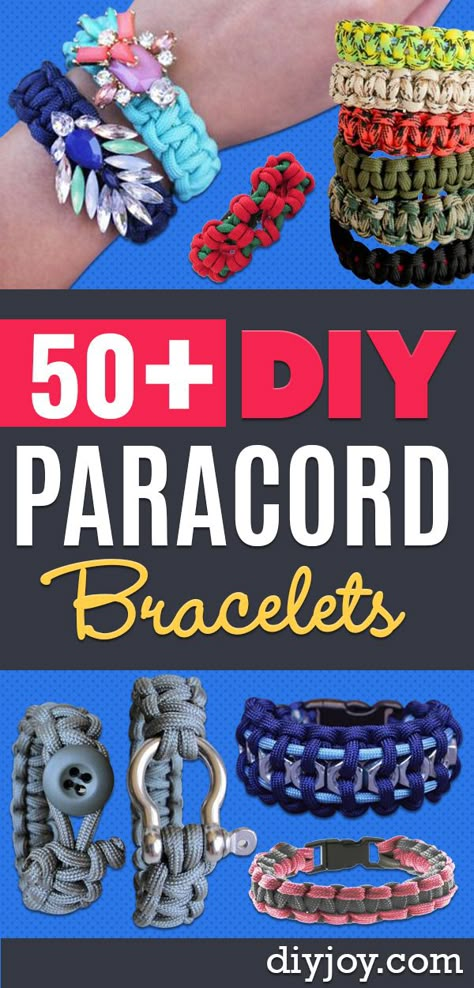 Survival Bracelet Diy How To Make, Paracord Instructions Step By Step, Basic Paracord Knots, Parachute Bracelet Diy, Paracord Knots Instructions Step By Step, Parachute Cord Crafts Tutorials, Paracord Bracelet Ideas, Paracord Ideas Tutorials, Paracord Bracelets Tutorial Step By Step Easy