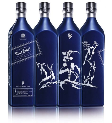 Johnnie Walker rams it home Johnnie Walker Whisky, Johnnie Walker Blue Label, Johnny Walker, Johnny Walker Blue Label, Johnnie Walker Blue, Whisky Bottle, The Ram, Chinese Year, Scotch Whiskey