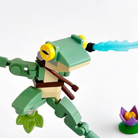 Lego Frog, Lego Oc, Lego Builds, Lego Ideas, Lego Board Game, Lego Mandalorian, Lego Hand, Lego Animals, Instruções Origami