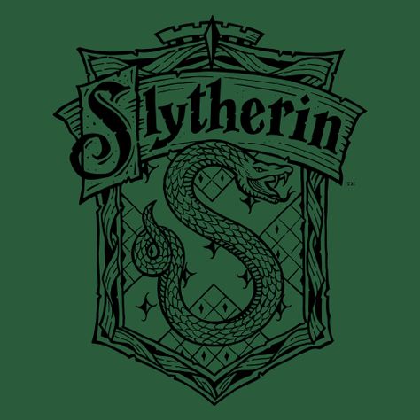 Slytherin Emblem, Harry Potter Merchandise, Harry Potter, Green