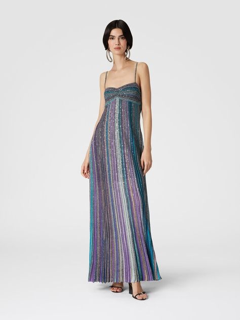 New Women's Collection Online | Missoni Missoni Dress, Beachwear Collection, Elegant Dresses For Women, Special Occasion Outfits, Designer Outfits Woman, Elegant Woman, Missoni, Dress Pattern, Elegant Dresses