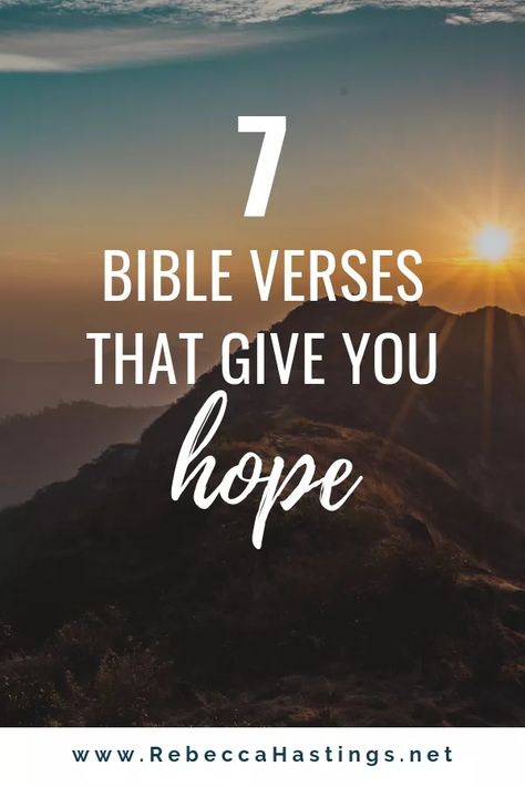 7 Bible Verses that Give You Hope – Rebecca Hastings Scriptures Of Hope, Verses For Hope, Bible Verses For Hope, Dancing With Jesus, Bible Memorization, Hope Scripture, Life Encouragement, Feeling Thankful, Feeling Defeated