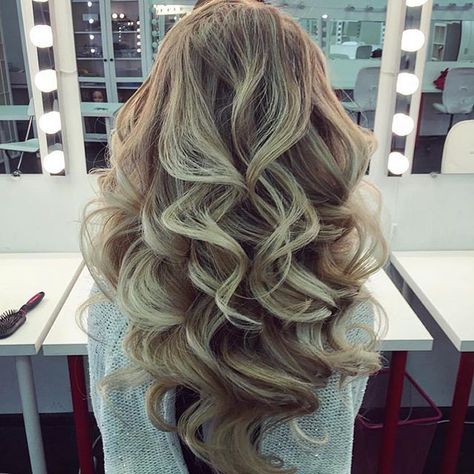 1000+ images about US Top Hair Style... on Pinterest | Mishel ... Date Night Hair, Hair Colorful, Pageant Hair, Night Hairstyles, Big Curls, Long Wavy Hair, Prom Hairstyles, Wand Curls, Big Hair