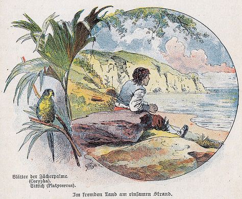 Robinson Crusoe Aesthetic, Robinson Crusoe, Jules Verne, Vintage World Maps, Berlin, Literature, Pins, Art