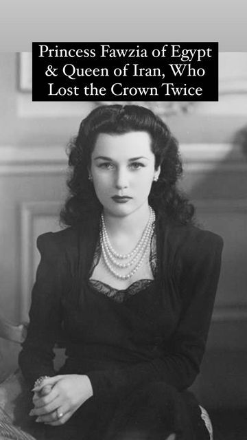 Lost Crown Jewels 👑 Royal Jewelry & History on Instagram: "Princess Fawzia of Egypt was one of the most stunning beauties of her day. Her life was equal parts fabulous and tumultuous. She was the Queen of Iran, but her marriage to the Shah of Iran ended in divorce. Not long after, the Egyptian royal family was deposed. Fawzia famously said, “Twice in my life, I lost the crown. Once I was the queen of ran, & once I was the princess [of Egypt].” What does live on is the beautiful jewels of Van Cl Queen Fawzia, Princess Of Egypt, Queen Of Iran, Princess Fawzia, Jewelry History, Egypt Queen, Shah Of Iran, The Shah Of Iran, History Fashion