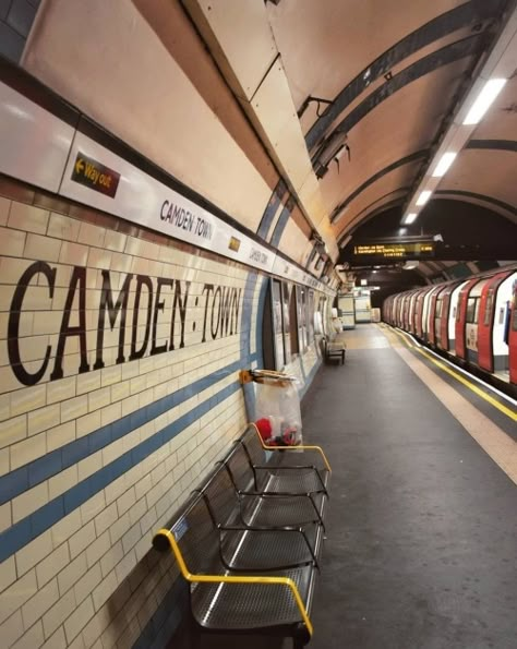 London Life Aesthetic, London Vibes, London Dreams, London Baby, Subway Station, London Aesthetic, Tube Station, Camden Town, Londonderry