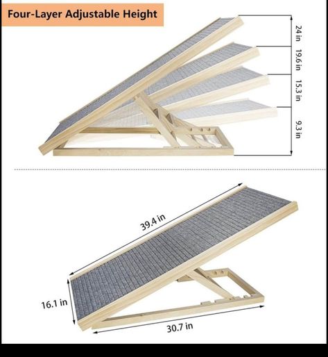 Dog Ramp Diy, Cat Stairs, Pet Ramp, Dog Ramp, Dog Furniture, Rally Car, Dogs Of The World, Diy Stuffed Animals, Pet Products