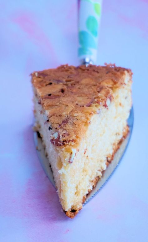 Cardamom Cake With Almond Crunch | Recipe | Cuisine Fiend Cardamon Recipes, Snacking Cake, Cardamom Cake, Crunch Recipe, Almond Crunch, Work Lunches, Almond Flour Recipes, Salad Sauce, Yogurt Cake