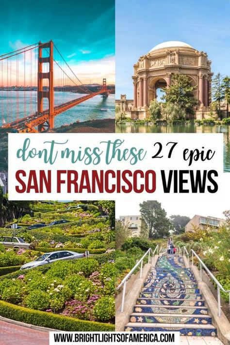 San Francisco is a beautiful city with so many gorgeous views to take in. Don't miss these 27 epic San Francisco views on your next trip to California. Best views in San Francisco | San Francisco views | Instagrammable San Francisco | Instagram spots in San Francisco | Viewpoints in San Francisco | Things to see in San Francisco Free Things To Do In San Francisco, San Francisco Things To Do In, San Francisco Girls Trip, San Francisco Must See, San Francisco Instagram, San Francisco Itinerary, San Francisco Vacation, Natural Views, San Francisco Travel Guide