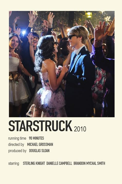 Starstruck Movie, Romcom Movies, Movie Hacks, Movies To Watch Teenagers, Most Paused Movie Scenes, Movie Card, Disney Channel Original, Pause Button, Iconic Movie Posters