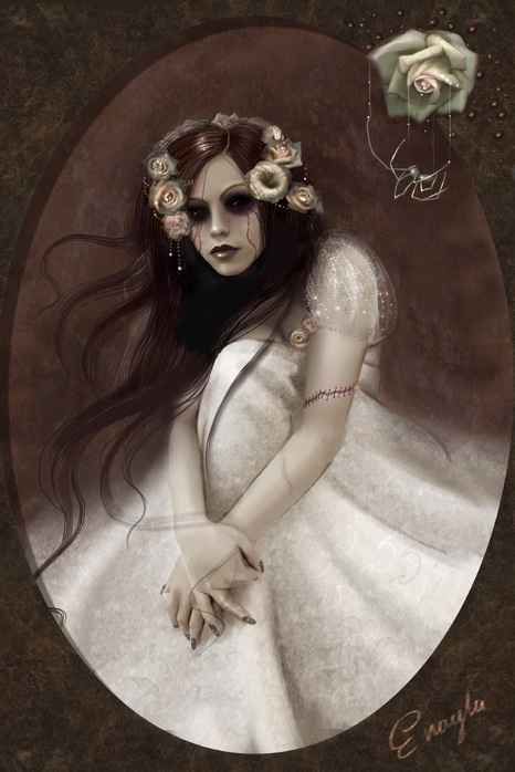 Gothicart234_large Gothic Images, Ghost Drawing, Traditional Witchcraft, Vintage Goth, Goth Art, Fade To Black, Artist Paint, Fantasy Illustration, Dark Beauty