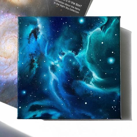 Astronomical Painting, Abstract Space Art, Galaxy Painting Acrylic, Nebula Painting, Celestial Objects, Acryl Painting, Dark Paintings, Diy Abstract Canvas Art, Space Painting