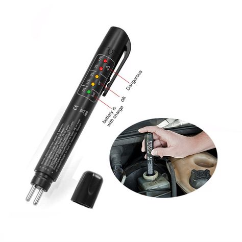 Cheap brake fluid liquid tester, Buy Quality brake fluid tester directly from China fluid tester Suppliers: 2018 New Brake Fluid Liquid Tester Pen With 5 LED Car Auto Vehicle Tools Diagnostic Tools Mini Brake Fluid Tester Car Accessories For Men, Road Trip Accessories, Tools Logo, Tools Illustration, Car Travel Accessories, Honda Super Cub, Green Led Lights, Safety Kit, Car Brake