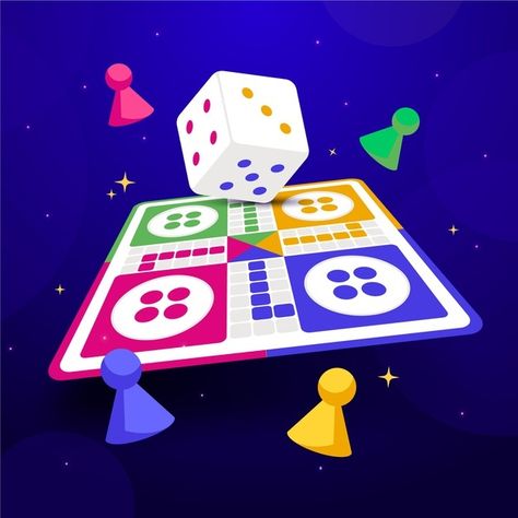 Ludo board game in different perspective... | Premium Vector #Freepik #vector #home #game #board #illustration Ludo Game Wallpaper, Ludo Png, Board Games Illustration, Board Game Illustration, Board Game Poster, Ludo Board Game, Ludo Board, Top Board Games, Board Illustration