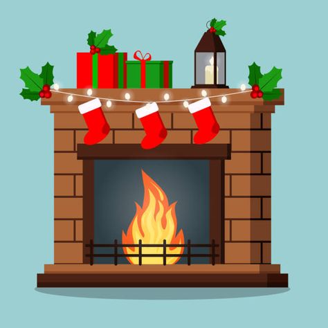 #Socks #Winter #Christmas #ChristmasSocks #ChristmasStockings #Stockings #Fireplace Cartoon Fireplace, Fireplace Cartoon, Winter Scapes, Santa Fireplace, Mistletoe Garland, Stockings Fireplace, Interior Vector, Fireplace Drawing, Xmas Fireplace