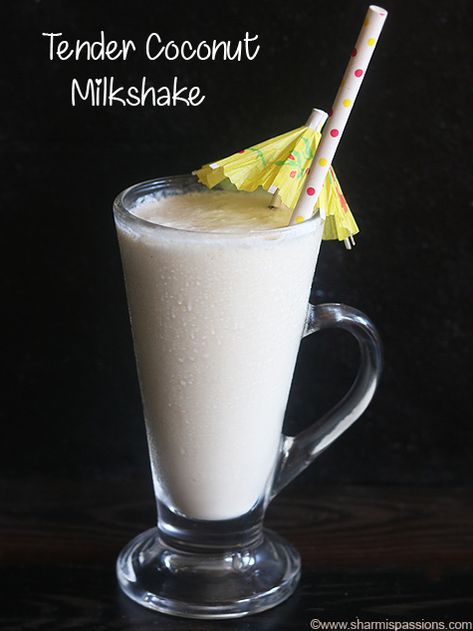 tender coconut milkshake recipe Tender Coconut Juice, Coconut Pulp Recipes, Coconut Milkshake Recipe, Delicious Milkshakes, Coconut Shake, Pulp Recipes, Coconut Milkshake, Juice Menu, Tender Coconut