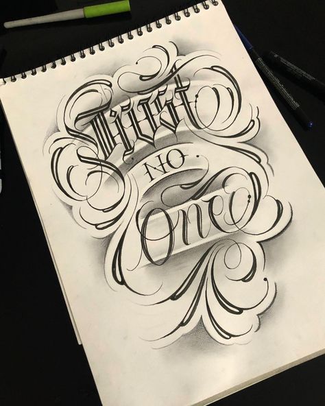 NeverHungryTattoo on Instagram: “⚫️RULE Nr.:1 TRUST NO ONE⚫️ - - ❗️FREEHAND LETTERING❗️ - - #Letters #Lettering #tattoo #scripts #calligraphy #letteringtattoo…” Trust Yourself Tattoo, Love Kills Tattoo, Trust No One Tattoo Design, Tattoo Script Lettering, Trust No One Tattoo, Trust None, Lettering Tattoo Design, Hand Tattoos Pictures, Freehand Lettering