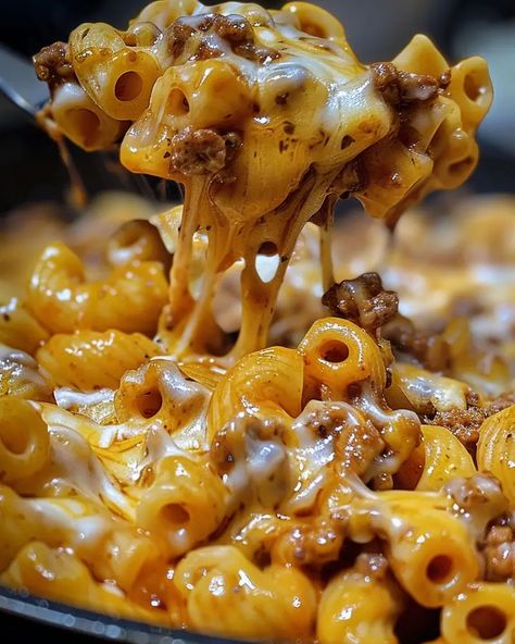 Cheesy Sloppy Cheeseburger Pasta Delight – Kitchen Lap Sloppy Cheeseburger Pasta, Cheesy Sloppy Cheeseburger Pasta Delight, Cheesy Sloppy Joe Pasta, Cheesy Sloppy Cheeseburger Pasta, What To Do With Leftover Mac And Cheese, Mac And Cheese Meatloaf, Velveeta Pasta, Cheesy Hamburger Pasta, Cheesy Beef Pasta