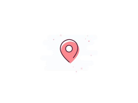 Location Icon by Suresh on Dribbble Location Icon Instagram Highlight, Location Icon Aesthetic, Location Aesthetic, Location Sticker, Travel Journal Cover, Location Icon, App Pictures, Tumblr Stickers, Cute App