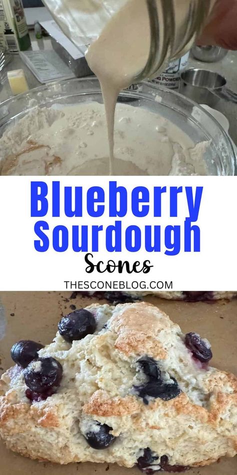 blueberry sourdough scones Sourdough Discard Blueberry Scones, Sourdough Blueberry Scones, Sourdough Discard Scones Recipes, Blueberry Sourdough Scones, Sourdough Scones Recipe, Discard Scones, Sweet Scones Recipe, Blueberry Sourdough, Sourdough Scones