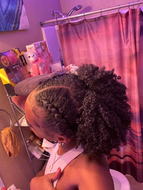 Hairstyle For Type 4 Hair, Natural Hairstyles For Black Women Pony, Hairstyles 4b Natural Hair, Moisturized 4c Hair, 4b Braid Out, Thick 4b Hair, Long 4b/4c Natural Hair, Cute Type 4 Hairstyles, Type 4c Hairstyles Short Hair