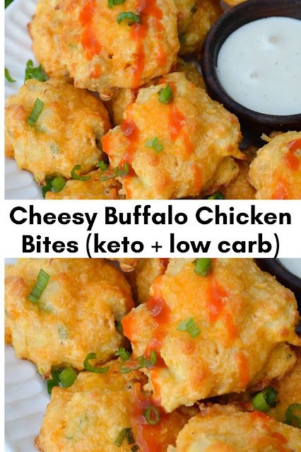 Cheesy Buffalo Chicken Bites (keto + low carb) Buffalo Chicken Balls Baked, Keto Chicken Cheese Balls, Keto Buffalo Chicken Bites, Keto Chicken Bites, Buffalo Chicken Bites Baked, Chicken Wings Buffalo, Low Carb Buffalo Chicken, Chicken Muffins, Low Carb Ranch Dressing