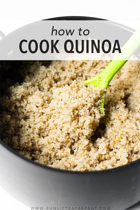 Making quinoa isn’t hard. Here are step-by-step instructions for how to cook quinoa – it’s so simple and very little work involved! What Is Quinoa, Perfect Quinoa, Cooking Grains, Cook Quinoa, Toasted Quinoa, Healthy Pantry, Making Quinoa, Fluffy Light, Red Quinoa