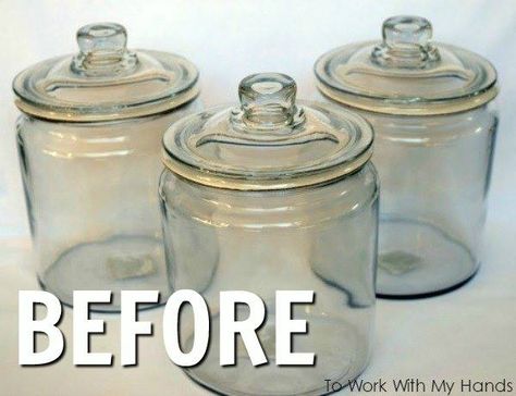 Don't Throw Out That Used Jar Before You See These Countertop Ideas Upcycle Glass Jars, Crafts With Glass Jars, Countertop Ideas, Glass Apothecary Jars, Thrift Store Crafts, Cheap Crafts, Diy Upcycle, Fall Kitchen, Jar Diy