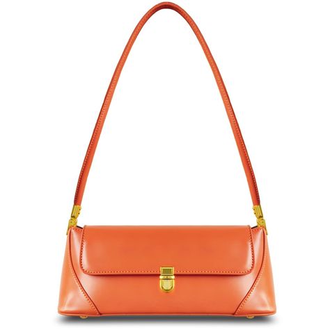 PRICES MAY VARY. ❤️【Size】：The Orange purse dimension measures 11x3.7x4.5 inches (LxWxH); The handle length is 11 inches; Weight 0.83lb, easy to wear on your shoulder.Perfect Size for Women.Please allow 1 inches size error due to manual measurement. ❤️【 Handbags Material, Durable Fabric】：The Orange shoulder bag Made of high quality PU leather and nylon lining. this small Orange purse is both durable and stylish, making it one of the top Orange purses for women. Compact and versatile, this shoulde Orange Purse, Shoulder Bag Vintage, Purses For Women, Vintage Shoulder Bag, 90s Vibes, Black Purse, Purse Black, Black Shoulder Bag, Mini Wallet