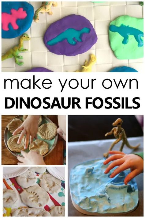 Dinosaur Theme Preschool Activities - Fantastic Fun & Learning Fossil Activities For Kids, Fossil Activities, Preschool Dinosaurs, Fossils Activities, Dinosaur Lesson, Dinosaur Theme Preschool, Bright Classroom, Dinosaurs Preschool, Summer Programs