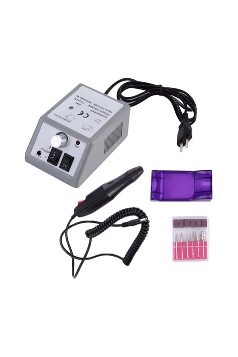 Pen Shape Electric Nail Drill Manicure Filer Kit Nail Polish Machine set with 6 Acrylic Gel Remover and 7Pcs Nail Drill Bits (Gray) Best Nail Drill, Sally Nails, Pedicure Machine, Electric Nail Drill, Nail Drill Bits, Gel Remover, Nail Drills, Nail Drill Machine, Professional Nail Art