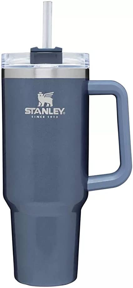 Blue Stanley Cup, Blue Stanley, 40 Oz Water Bottle, Stanley Thermos, Peach Tie, Stanley Adventure, 40 Oz Tumbler, Stainless Steel Thermos, Hearth And Hand