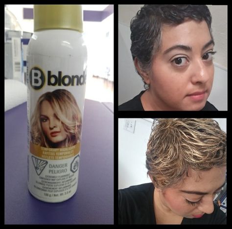 Bblonde Natural Blonde Blonde Temporary Hair Color, Temporary Blonde Hair Spray, Blonde Hair Spray, Dirty Blonde Hair With Highlights, Hair Lightening Spray, Blonde Hair Tips, Boys Colored Hair, Horror Themed Party, Temporary Hair Color Spray