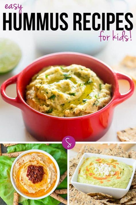 Easy Spring Recipes, Hummus Recipes, Easy Hummus Recipe, Hummus Recipe Homemade, Easy Hummus, Yummy Healthy Snacks, Homemade Hummus, Recipes For Kids, Easy Snack Recipes