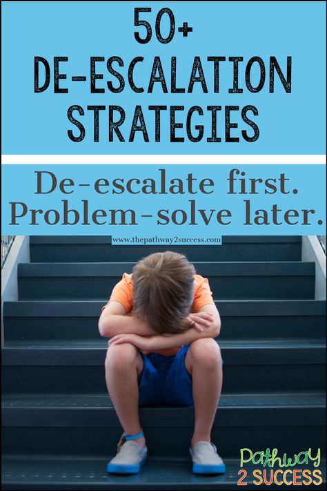 Over 50 de-escalation strategies to support challenging behaviors in the classroom for teachers. Use these techniques to bring a sense of calm and help kids develop self-regulation skills. It includes a free printable you can use. Self Regulation Coping Strategies Students Can Use At School, Deescalating Strategies, De Escalation Techniques, Behavior Modification Techniques, Challenging Behaviors In The Classroom, Emotionally Disturbed Classroom, Deescalation Techniques For Kids, De Escalation Techniques For Kids, Self Regulation Coping Strategies