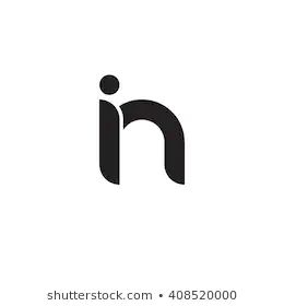 N Name Logo, Logo With N, I N Logo, Ni Logo, I Monogram, N Monogram Logo, N Letter Logo, In Logo, Letter N Logo