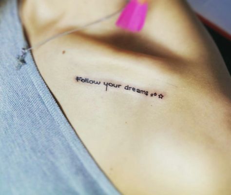 Tatoo follow your dreams Follow Your Dreams Tattoo, Dreams Tattoo, Small Wave Tattoo, About Dreams, Inspiration Tattoos, New Years Shirts, Face Tattoos, Waves Tattoo, Best Friend Tattoos