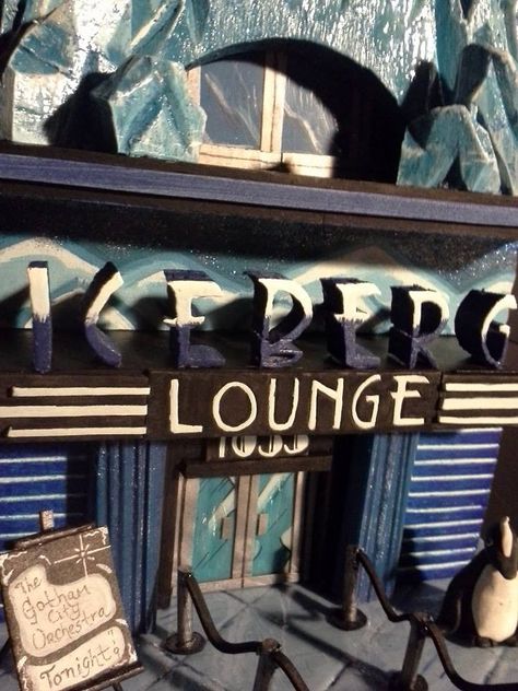 The Iceberg Lounge, Iceberg Lounge Aesthetic, Batman The Animated Series Aesthetic, Fall Acnh, Penguin Aesthetic, Iceberg Lounge, Noir Batman, The Penguin Batman, Batman Aesthetic